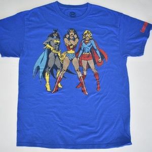 wonder woman batgirl supergirl shirt
